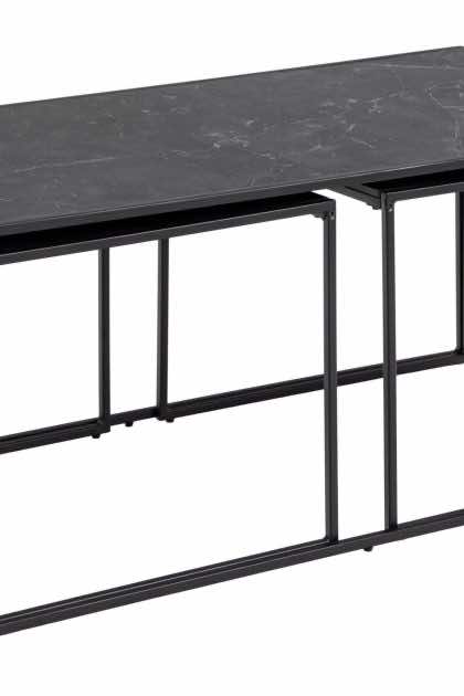 Soffbord boonanaring 120x60 cm - svart