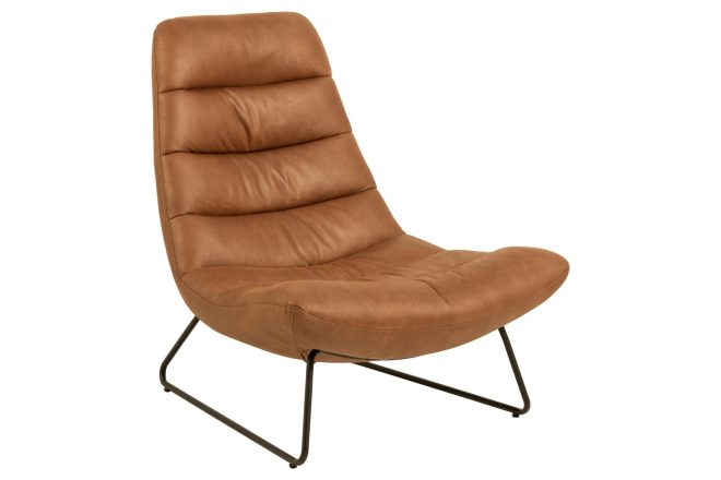 Loungefåtölj sammo - brun