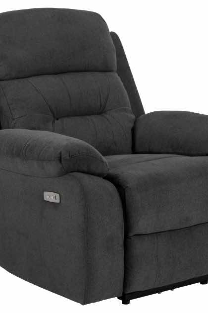 Reclinerfåtölj riku - grå