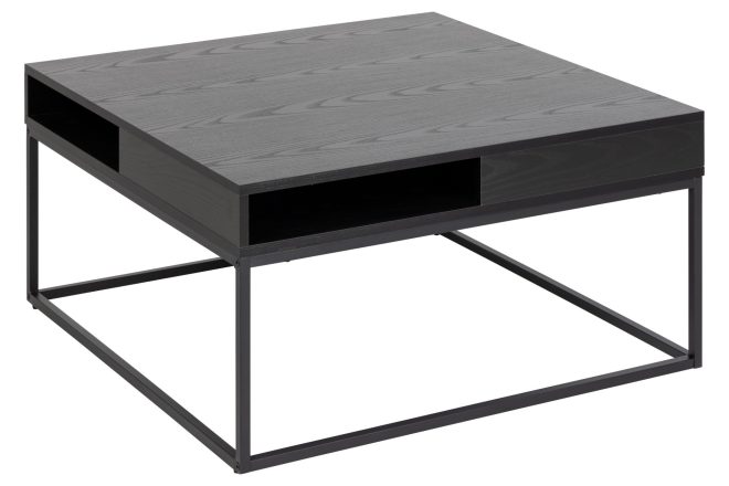 Soffbord mogumber 80x80 cm - svart