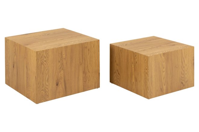 Soffbord samon 58x58 cm - natural