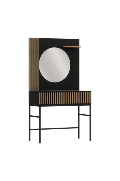 Sminkbord meorati 85x60 cm - brun