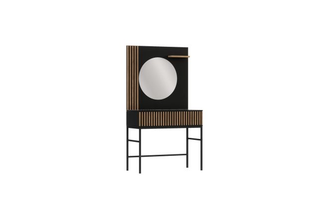 Sminkbord meorati 85x60 cm - brun