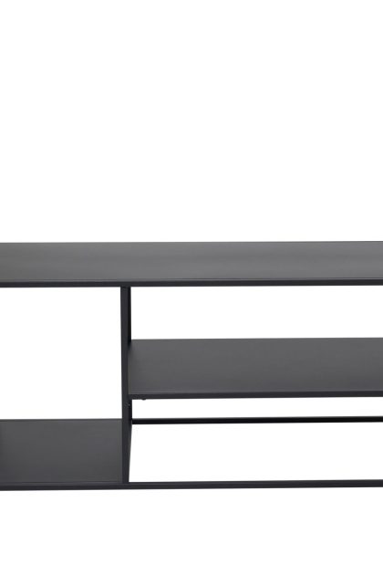 Staal soffbord 50 cm - svart