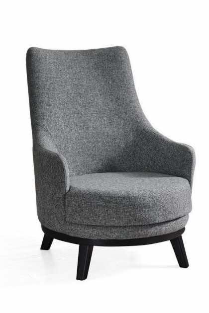 Fåtölj banjo - ljusgrå