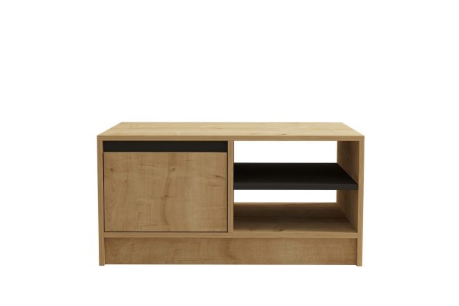 Soffbord sirek 90 cm - brun/ek/antracit