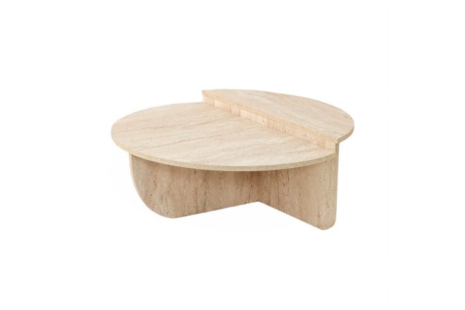 Soffbord shaneka 90 cm - beige