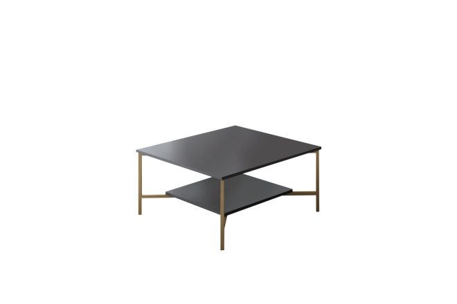 Soffbord masatomo 80 cm - antracit/svart