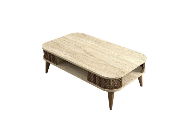 Soffbord eylul 105 cm - beige