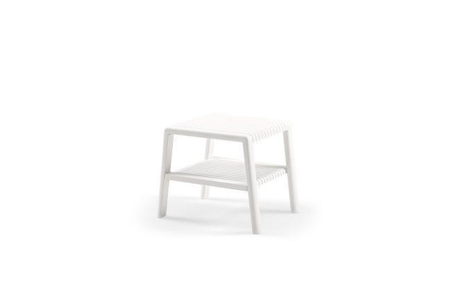 Soffbord harb 43 cm - ivory/vit