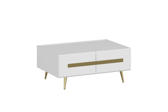 Soffbord jose 90 cm - vit