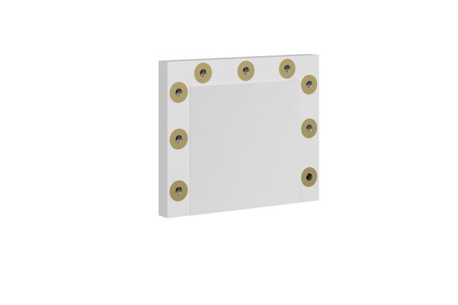 Sminkbord armin 72 cm - vit