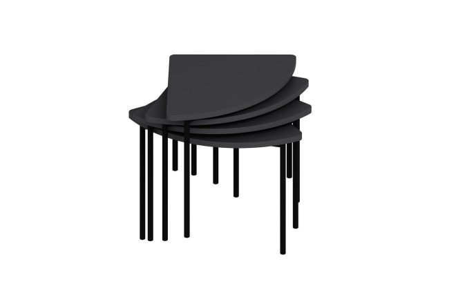 Soffbord rusele 90 cm - antracit