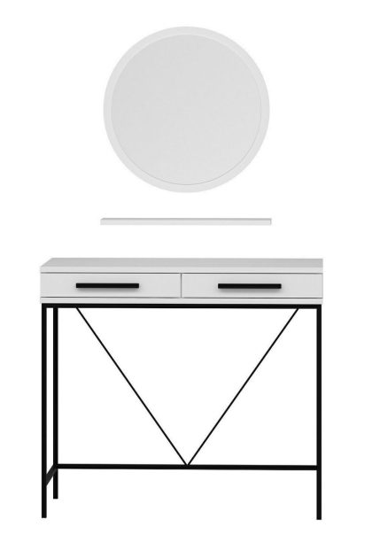 Sminkbord hosein 90 cm - vit