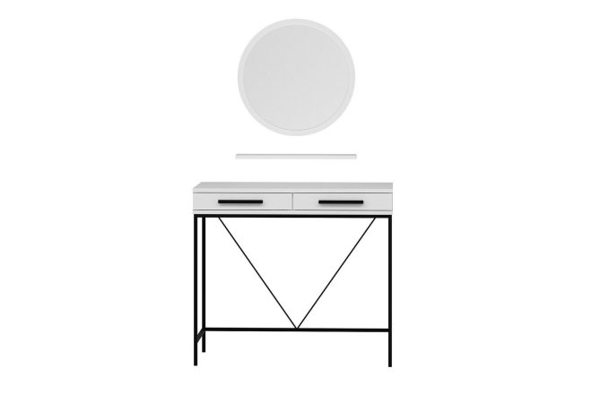 Sminkbord hosein 90 cm - vit