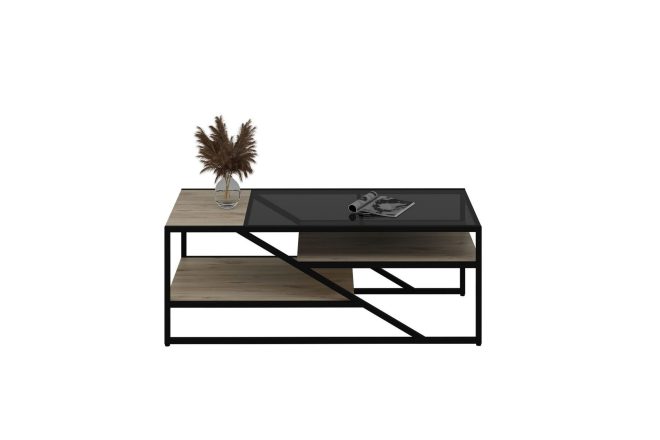 Soffbord loraia 120 cm - svart