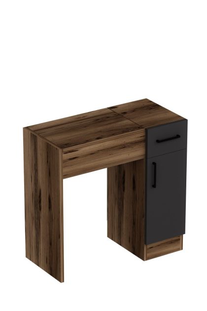 Sminkbord elgar 77 cm - ljusbrun/antracit