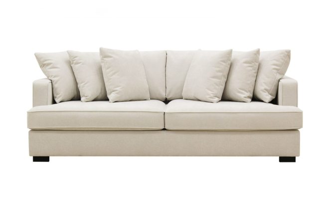 Rossita djup 4-sits soffa - ljus beige