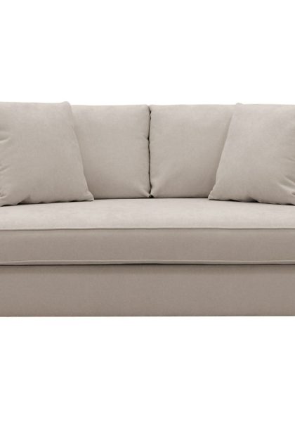 Rossita djup 3-sits soffa hel dyna - ljus brun