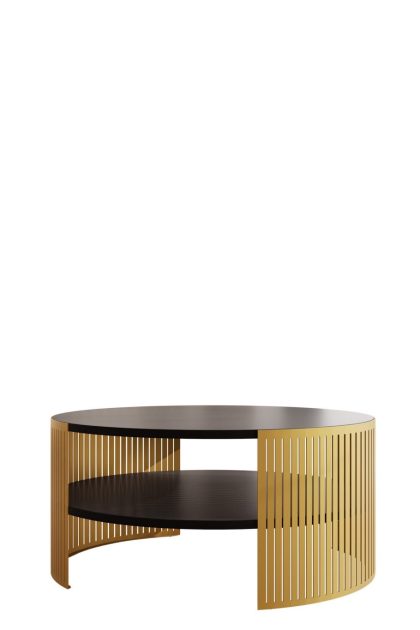 Friend soffbord guld svart 75 cm