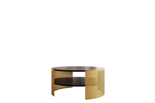 Friend soffbord guld svart 75 cm