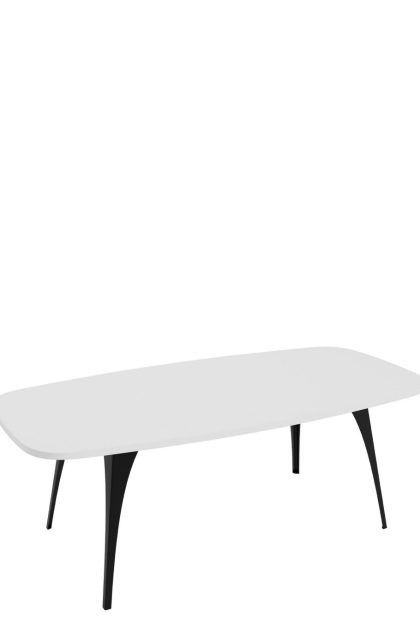 Elwyn soffbord 120 cm - svart/vit