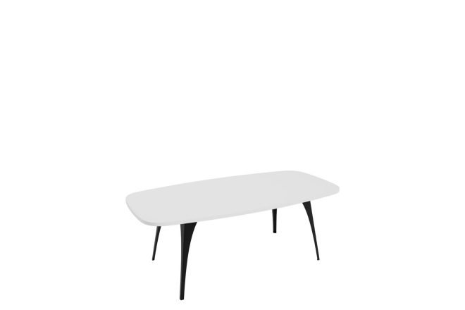 Elwyn soffbord 120 cm - svart/vit