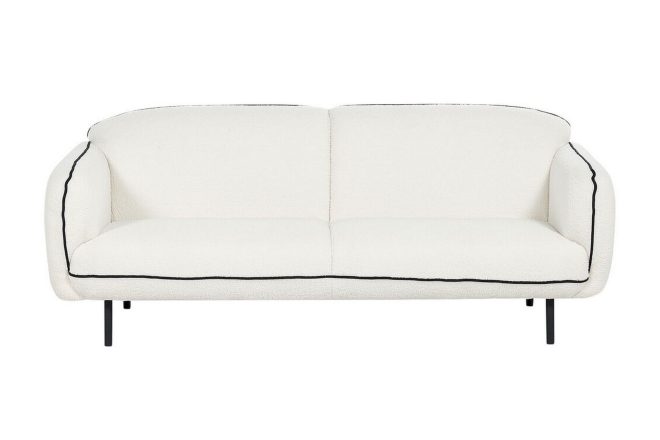 Balint soffa 3-sits - vit/svart
