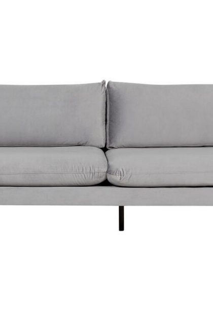 Woodal soffa 3-sits - grå/svart