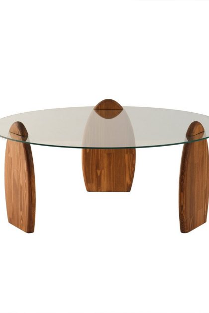 Guinn runt soffbord glas 90 cm