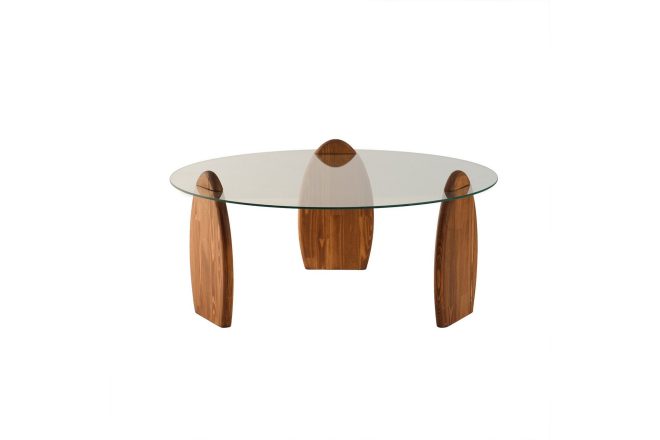 Guinn runt soffbord glas 90 cm