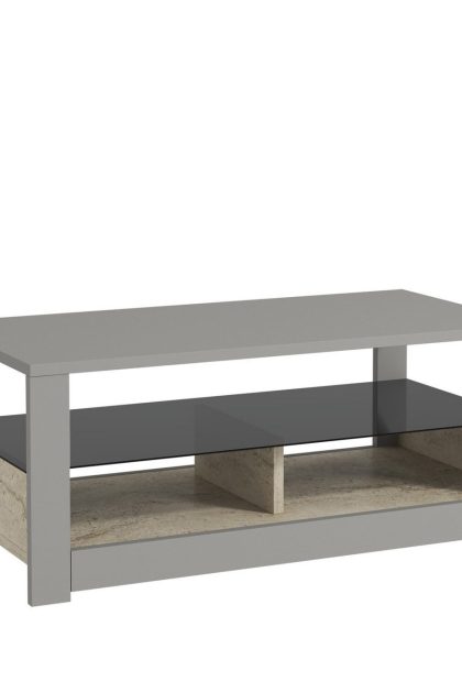Griselda soffbord grå travertine 90 cm