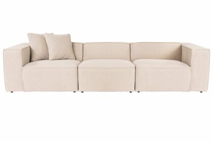 Kaolins soffa 3-sits - peach