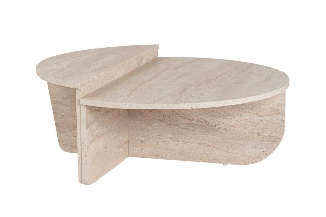 Georgette Soffbord travertine 90 cm