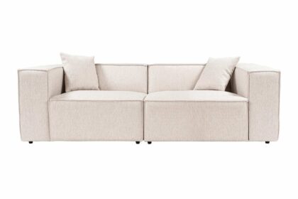 Kaolins soffa 2-sits - ljusbrun