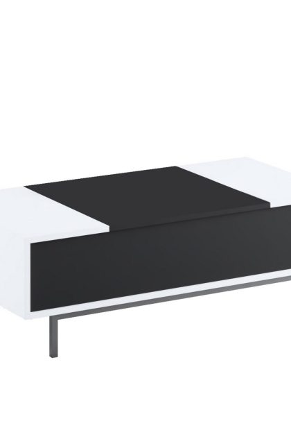 Germaine svartvitt soffbord 120 cm