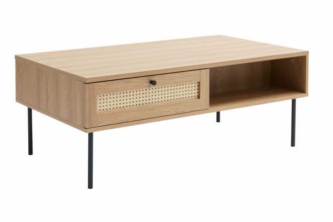 Cyndy beige soffbord 110 cm