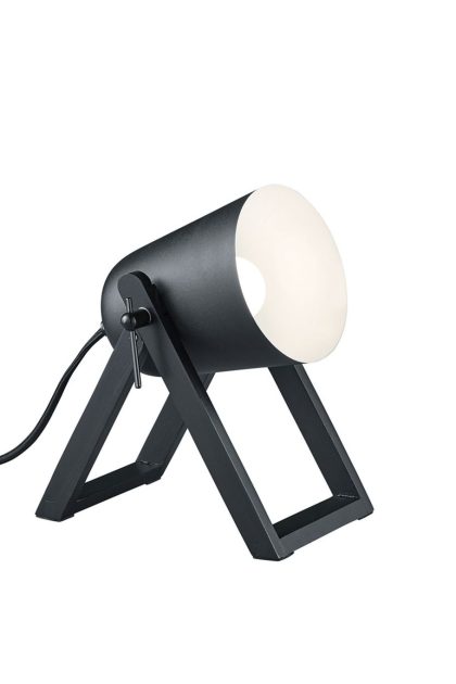 Trio lighting marc bordslampa e27 mattsvart - svart