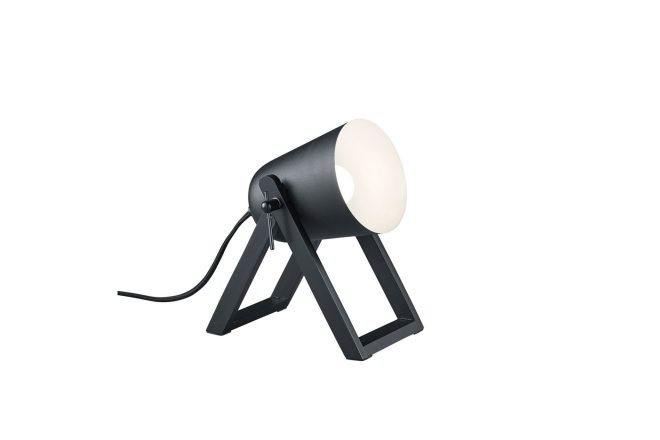 Trio lighting marc bordslampa e27 mattsvart - svart