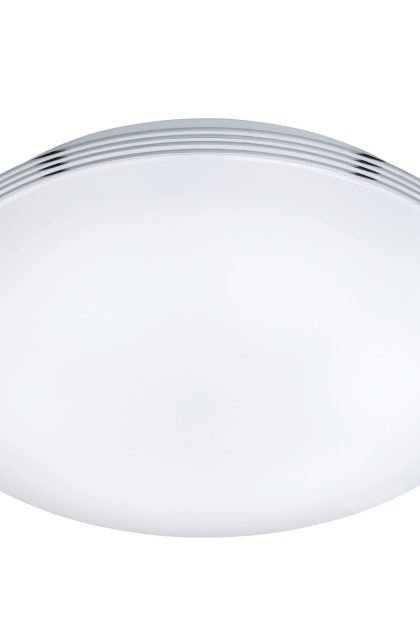 Trio lighting apart h2o led plafond 41cm krom - vit