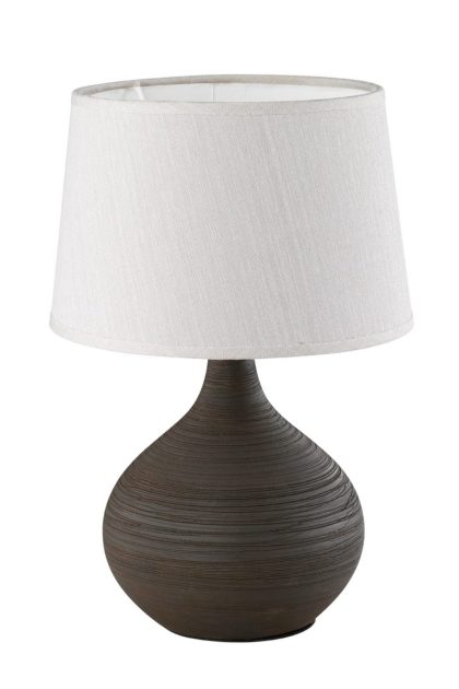 Trio lighting martin bordslampa e14 brun -