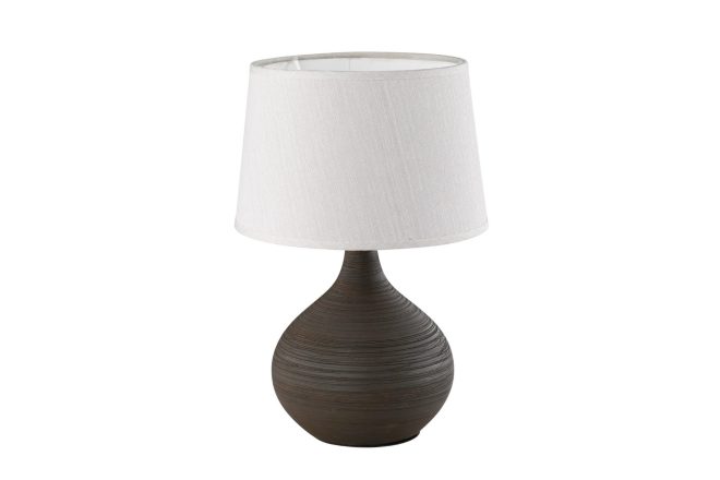 Trio lighting martin bordslampa e14 brun -