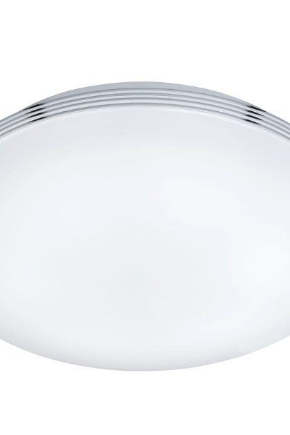 Trio lighting apart h2o led plafond 35cm krom - vit