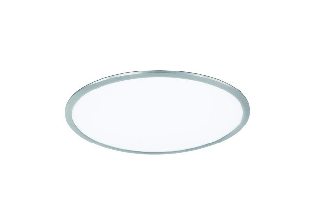 Trio lighting phoenix led plafond 62cm borstad stål - vit