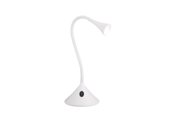 Trio lighting viper led bordslampa vit - vit