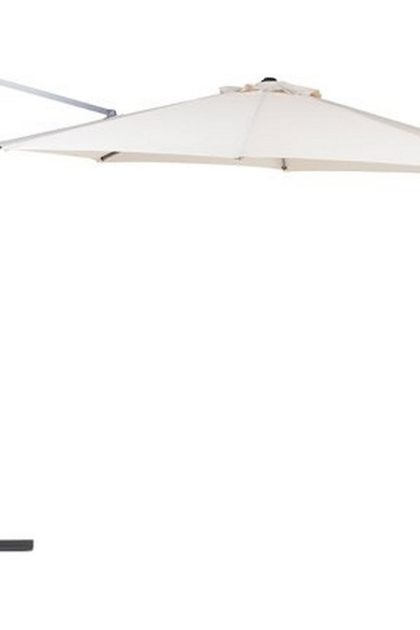 Parasoll savona 240 cm - vit