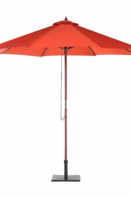 Parasoll toscana ii 254 cm - röd