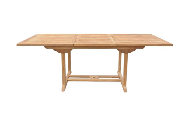 Trädgårdsbord java 220 cm - trä|natur