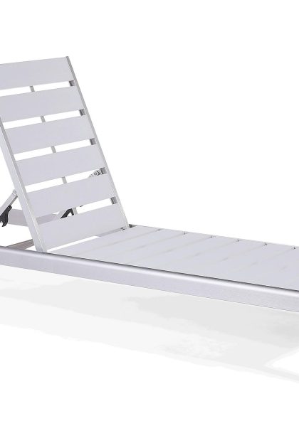 Solsäng vit nardo 64|198 cm