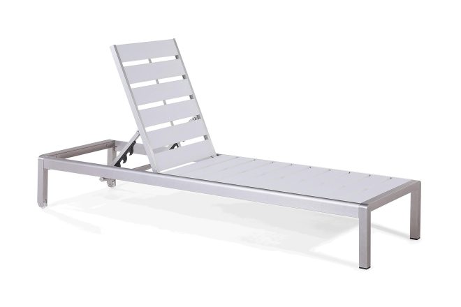 Solsäng vit nardo 64|198 cm